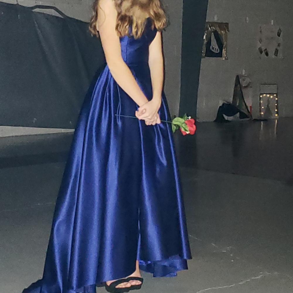 00 royal blue hoco dress